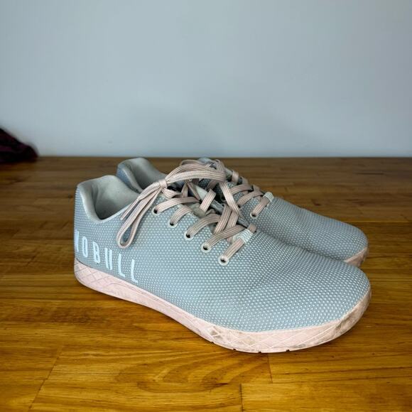 Nobull Dusty Rose Gray Trainers Gum Sole Gym Shoes Size 12 main image 8